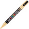 Uni Pc-3M Posca Poster Marker Fine Bullet Tip 1.3Mm Light Orange PC-3MLOR - SuperOffice