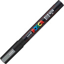 Uni Pc-3M Posca Poster Marker Fine Bullet Tip 1.3Mm Silver PC3MS - SuperOffice