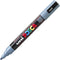 Uni Pc-3M Posca Poster Marker Fine Bullet Tip 1.3Mm Slate Grey PC3MSLGR - SuperOffice