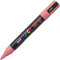 Uni Pc-5M Posca Poster Marker Medium Bullet Tip 2.5Mm Coral Pink 6 Pack PC5MCP (6 Pack Coral Pink) - SuperOffice