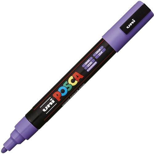 Uni Pc-5M Posca Poster Marker Medium Bullet Tip 2.5Mm Lilac PC5MLV - SuperOffice