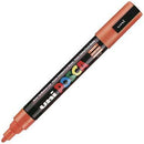 Uni Pc-5M Posca Poster Marker Medium Bullet Tip 2.5Mm Orange PC5MOR - SuperOffice