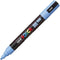 Uni Pc-5M Posca Poster Marker Medium Bullet Tip 2.5Mm Sky Blue PC5MSB - SuperOffice