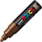 Uni Pc-7M Posca Poster Marker Medium Bullet Tip 4.5Mm Brown PC7MBN - SuperOffice