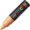 Uni Pc-7M Posca Poster Marker Medium Bullet Tip 4.5Mm Light Orange PC7MLOR - SuperOffice