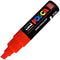 Uni Pc-8K Posca Poster Marker Broad Chisel Tip 8Mm Red PC8KR - SuperOffice