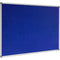 Visionchart Corporate Felt Pinboard Aluminium Frame 2400 X 1200Mm Royal Blue VF2412D - SuperOffice