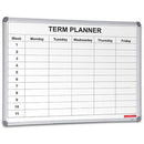 Visionchart Magnetic Whiteboard School Planner 1 Term 1200 X 900Mm VDT100 - SuperOffice