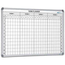 Visionchart Magnetic Whiteboard School Planner 4 Term 1500 X 1200Mm VDT002 - SuperOffice