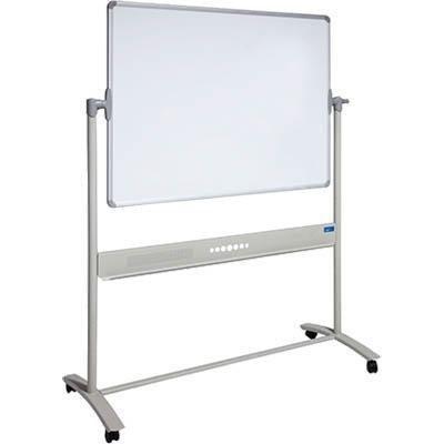 Visionchart Mobile Porcelain Magnetic Whiteboard 1200 X 1200Mm VM1212-P - SuperOffice