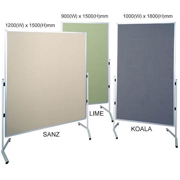 Visionchart Modulo Mobile Pinboard Double Sided 1500 X 1200Mm Koala MPB1512A-3 - SuperOffice