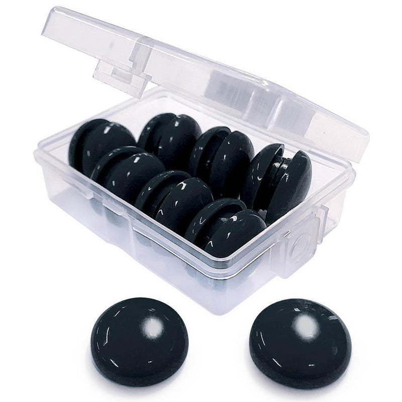 Visionchart Whiteboard Magnets 20Mm Round Black Pack 16 VA0017-BLK - SuperOffice