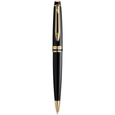 Waterman Expert Ballpoint Pen Laquer Black Gold Trim Gift Box S0951700 - SuperOffice