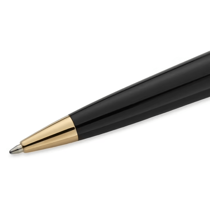 Waterman Expert Ballpoint Pen Laquer Black Gold Trim Gift Box S0951700 - SuperOffice