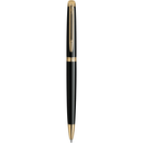 Waterman Hemisphere Ballpoint Pen Gloss Black Lacquer Gold Trim Gift Box S20102009 or S0920670 - SuperOffice