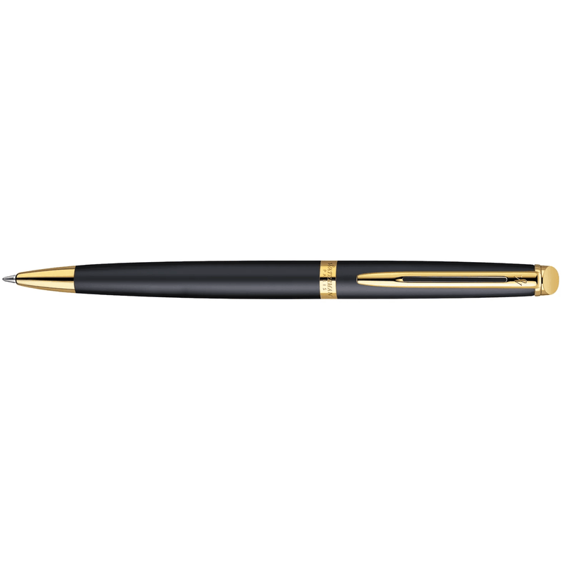 Waterman Hemisphere Ballpoint Pen Matte Black Gold Trim S0920770 or S20102011 - SuperOffice