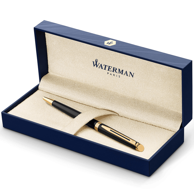 Waterman Hemisphere Ballpoint Pen Matte Black Gold Trim S0920770 or S20102011 - SuperOffice