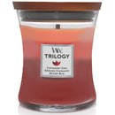 Woodwick Exotic Spices Trilogy Medium Candle Crackles As It Burns 275G Hourglass WW92906 - SuperOffice