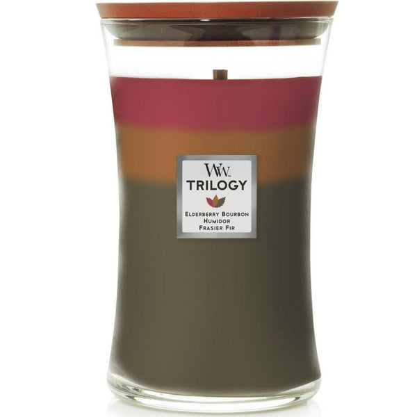 WoodWick Hearthside Trilogy Large Candle Crackles As It Burns 610G Hourglass 1695214 - SuperOffice