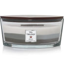 WoodWick Warm Woods Trilogy Candle Crackles As It Burns Ellipse Hearthwick 76911 - SuperOffice