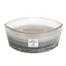 WoodWick Warm Woods Trilogy Candle Crackles As It Burns Ellipse Hearthwick 76911 - SuperOffice