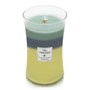 WoodWick Woodland Shade Trilogy Large Candle Crackles As It Burns 610G Hourglass 93966 - SuperOffice