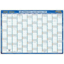 Writeraze Qc2 2020 Executive Year Planner Laminated 700 X 1000Mm 10800-20 - SuperOffice