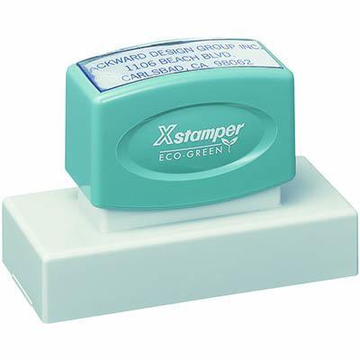 Xstamper N24 Custom Made Pre-Inked Stamp 30 X 80Mm N24 - SuperOffice