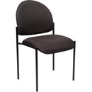 Ys Design Stacking Visitors Chair Medium Back Black YS11BBK - SuperOffice