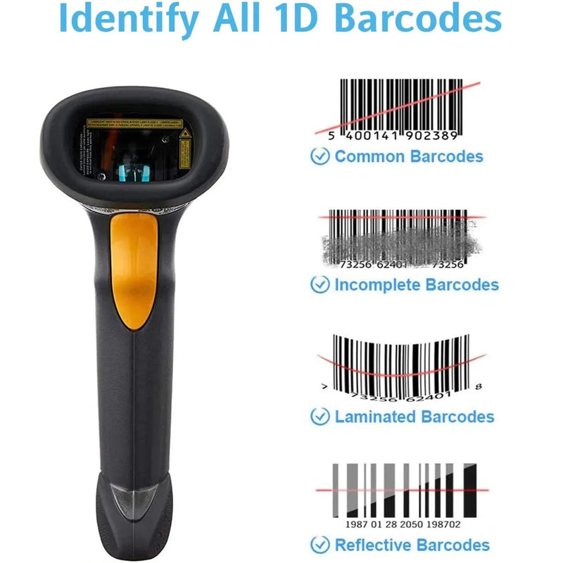 Zebra Symbol LS2208 Barcode Scanner Hand-Held Kit Stand USB Windows Mac LS2208-SR20007R-UR - SuperOffice